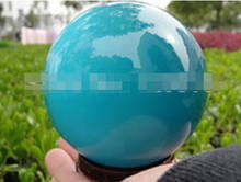 +++---331+++ Hot Sell ASIAN QUARTZ BLUE CAT EYE CRYSTAL BALL SPHERE 60MM + STAND 2024 - buy cheap