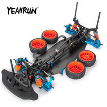 YEAHRUN Alloy & Carbon Frame Body Wheels Kit for Sakura XIS 1/10 RC Drift Racing Car Shaft Drive Parts 2024 - buy cheap