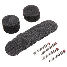 50pcs/set Durable Fiberglass Tool Abrasive Cutting Disc Cut Off Wheel with 4pcs Mandrel for Cutting Grooving 2024 - compre barato