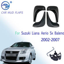 Guardabarros de coche para Suzuki Liana Aerio SX Baleno, 2002-2007, guardabarros con tapa de barro, 2003, 2004, 2005 2024 - compra barato