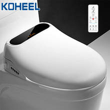 Koheel-capa para bidê elétrica inteligente, assento de vaso sanitário, cobertura de lcd, luz led, aquecimento inteligente 2024 - compre barato