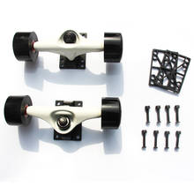 Printing 5.0 skateboard trucks with 55mm Wheels ABEC Bearing Combo Set with PAD and hardware 2024 - buy cheap