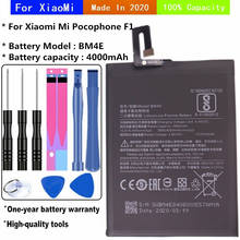 BM4E Battery For Xiaomi MI Pocophone F1 Phone Battery 4000mAh High Capacity Replacement Batteries + Tool Kits 2024 - buy cheap