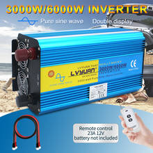 3000W/6000W  pure sine wave power inverter transformer DC 12V/24V TO AC220V/230V/240V CAMPING BOAT Converter with remote control 2024 - buy cheap