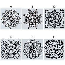 1pc 15*15CM Mandala Painting Stencil Template Tools DIY Drawing Laser Cut Wall Stencil Painting for Wood Floor Tiles Art Fabric 2024 - buy cheap