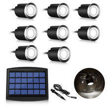 Thrisdar 8pcs/Set φ32mm Solar LED Deck Light Kits IP67 Waterproof Solar Ground Light for Garden Yard Steps Stair Patio Floor 2024 - buy cheap