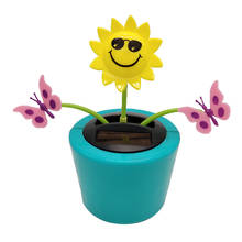 Solar Powered Shaking Doll Home Decor -  and Butterfly 2024 - buy cheap