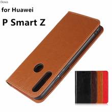 Роскошный чехол-кошелек для huawei P Smart Z Премиум кожаный чехол для телефона откидная крышка для huawei P Smart Z сумки 2024 - купить недорого