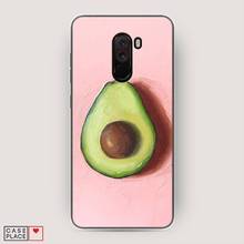 Funda de silicona para Xiaomi Pocophone F1 avocaddle painting, delgada, suave, medio envuelta, con clip de impresión brillante, protección 2024 - compra barato