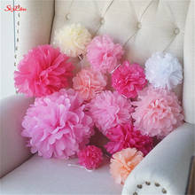 10pcs 15cm Wedding Room Flower Balls Ornaments Tissue Paper Pom Poms Wedding Party Decoration DIY Layout Paper Flower 7zSH014 2024 - buy cheap