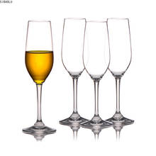 2Pcs Plastic Wine Glass Champagne Flutes Cups Home Wedding Party Bar Juice Wine Drinking Unbreakable Glasses Gifts 2024 - buy cheap