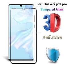 Tempered Phone Glass For Huawei P30 Pro Lite Full Glue Cover Screen Protector For Huawei P30pro P30lite Protective Film Glass 2024 - buy cheap