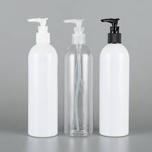 Dispensador de crema corporal transparente, contenedor vacío de X 20 400ML, jabón líquido para lavar, loción, botella de bomba, contenedores cosméticos 2024 - compra barato