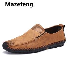 Patent Leather Men Casual Shoes Brand 2020 Italian Men Loafers Moccasins Breathable Slip on Black Driving Shoes Plus Size 38-44 2024 - buy cheap