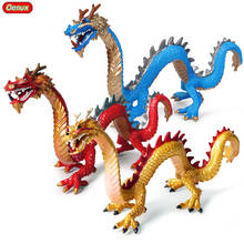 Oenux-figuras de acción clásicas de animales mitológicos chinos, modelo de dragón Phoenix, simulación de dragón chino, regalo para niños 2024 - compra barato