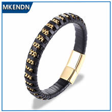 MKENDN High Quality Anchor Bracelets Men Charm Nautical Survival Rope Chain Paracord Bracelet Male Wrap Metal Sport Hooks 2024 - buy cheap