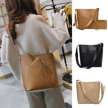 Bolso de moda para mujer, bolso de cuero PU para mujer, 2019, bolso informal para mujer, bolso de mensajero Vintage, bolso de hombro de gran capacidad 2024 - compra barato