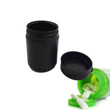 6pcs 150ml HDPE Plastic Candy Matte Black Pill Bottle Capsules Empty Gummy Bottles with Pull-ring Tear Off cap 2024 - buy cheap