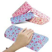 Nail Art Hand Cushion Pillow Half Column Design Polish Holder Rest Soft Flannel Washable Care Salon Manicure Tools Random Color 2024 - buy cheap