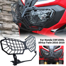 Cubierta protectora de rejilla para Faro de Moto, accesorios para Honda CRF1000L, CRF 2016 L, Africa Twin, CRF 1000L, 2017, 2018, 2019, 1000 2024 - compra barato