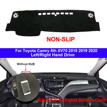 Silicone Car Dashboard Cover For Toyota Camry 8th XV70 2018 2019 2020 Dashmat Carpet Non-Slip Auto Dash Mat Sunshade Anti-dirty 2024 - buy cheap