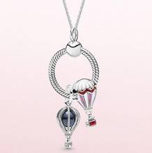 925 Sterling Silver pandora  Necklace Polished Moonlight Hot Air Balloon Necklace For Women Wedding Party pandora Jewelry 2024 - buy cheap