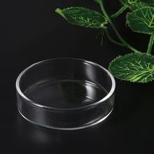 Clear Glass Shrimp Food Round Dishes Small Fish Feeding Bowl Ornamental Supplies 2024 - buy cheap