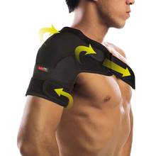 Adjustable Pressure And Breathable Shoulder Pads Men Women Shoulder Brace Support Strap Wrap Belt Dislocation Rubber Pain Band 2024 - buy cheap