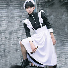 Japanese Adults Sissy Maid Dress Women Men Party Role Cosplay Costume Gothic Carnival Outfit for Boy Kawaii Lolita Maid Reverse 2024 - buy cheap