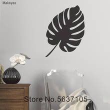 Makeyes-calcomanías de pared de hojas de árbol para el hogar, pegatinas de arte, decoración de pared de estilo natural, calcomanía de arte de pared de Casa de vinilo Q099 2024 - compra barato