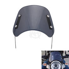 Smoke LENS Motorcycle Windshield Wind Deflector Windscreen Headlight Protector Universal for Harley Honda Yamaha Kawasaki Suzuki 2024 - buy cheap