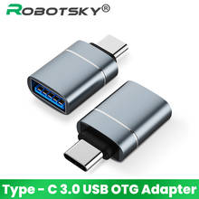Adaptador USB tipo C a USB 3,0, convertidor de alta velocidad de 5Gbps, Cable OTG de teléfono para Samsung Galaxy S8/S9, Macbook Pro 2019 2024 - compra barato