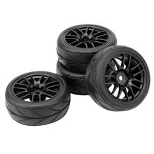 4PCS Wheel Rim Rubber Tyre Tires FOR Car On Road Fit HSP HPI 9068-6081 RC 1/10 2024 - buy cheap