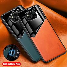 Para xiaomi poco x3 pro caso capa de couro de luxo para xiaomi mi 11 lite 10 ultra 10s poco m3 f3 x3 nfc redmi note 10 pro max 9 9s 2024 - compre barato