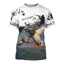 PLstar Cosmos Animal Hunter Duck Hunting Camo Dog 3D Printed women for men Summer Casual Tees Short Sleeve T-shirts style-3 2024 - buy cheap