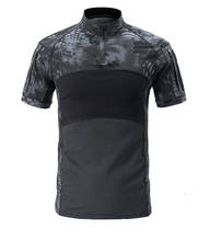 Армейская Тактическая Военная униформа для страйкбола, камуфляжная, проверенная в бою рубашка с коротким рукавом 2024 - купить недорого