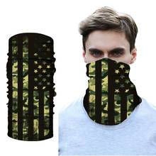 New Seamless Mascarillas Green Camouflage National Flag Quicky-drying Neck Gaiter Scarf Hunting Bandanas Cycling Neck Cover 2024 - buy cheap