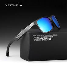Veithdia polarizado uv400 lente óculos de sol dos homens de alumínio moda ao ar livre óculos de condução retro esportes para o sexo masculino v6560 2024 - compre barato