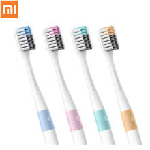 Xiaomi-cepillo de dientes inteligente para uso en el hogar, herramienta dental Manual de método de bajos, suave, con caja de viaje, 4 colores por lote, modelo Doctor B Original, por 4 Uds. 2024 - compra barato