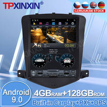 Radio con GPS para coche, reproductor Multimedia con Android 10, 4G + 128GB, DVD, estéreo, unidad principal, para Chevrolet Cruze 2008, 2009, 2010, 2011 2024 - compra barato