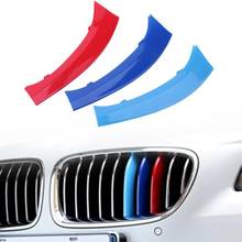 Embellecedores de rejilla delantera de riñón doble para BMW, accesorio de decoración de coche, tricolor, modelos X3, F25 y F26 2024 - compra barato