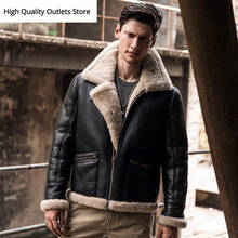 men sheepskin jacket outerwear man genuine leather coat original ecology fur coats 2024 - buy cheap