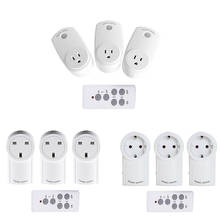 Universal for Socket Power Outlet 43hz Wireless Remote Control Smart Socket Plug for Broadlink RM Pro+ Indoor Home 1 TX To 3 R 2024 - buy cheap