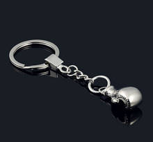 New Design Boxing Glove key chain -Hot Cool metal Barbell Keychain Sports Car Key Ring Bag pendant key Holder Best Gift jewelry 2024 - buy cheap