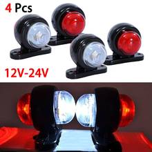 Luz led universal 12v 24v para sinalização de carro, caminhão, lateral, vermelho e branco para trailer trailer lorry 2024 - compre barato