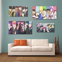 Lienzo con impresiones en HD para decoración del hogar, imágenes modulares para sala de estar, cesta de kuroko, arte de pared, personaje de Anime japonés, póster moderno 2024 - compra barato