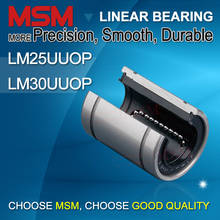 Casquillos lineales de tipo abierto MSM, LM25UUOP, LM30UUOP, 25mm, de profundidad de 30mm, eje deslizante SBR Rail, piezas CNC, 4 unids/lote 2024 - compra barato