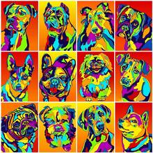 5D DIY Diamond Painting Kits Full Round With AB Drill Embroidery Dog Cross Stitch Animal Rhinestones Picture Crafts Kit Gift Art 2024 - buy cheap
