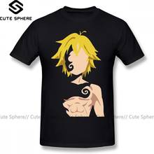 Seven Deadly Sins T Shirt Meliodas T-Shirt Short-Sleeve 100 Cotton Tee Shirt Funny 6xl Classic Man Printed Tshirt 2024 - buy cheap