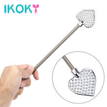 IKOKY-látigo flexible de acero inoxidable para hombre y mujer, juego de rol para pareja, coqueteo, herramienta de esclavo SM, juguete sexual para adultos, Bondage 2024 - compra barato